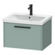 Duravit Meuble sous-lavabo D-Code 63,4x40x46 cm, 1 tiroir, fjordgr. ma, Gr. sw-1