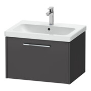 Duravit Meuble sous-lavabo D-Code 63,4x40x46 cm, 1 tiroir, graph ma, Gr. chr-1