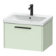 Duravit Meuble sous-lavabo D-Code 63,4x40x46 cm, 1 tiroir, vert mat, Gr. sw-1