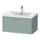 Duravit Meuble sous-lavabo D-Code 78,4x40x46 cm, 1 tiroir, fjordgr. ma, Gr. chr-1
