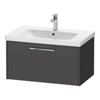 Duravit Meuble sous lavabo D-Code 78,4x40x46 cm, 1 tiroir, graph ma, Gr. chr