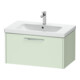Duravit Meuble sous-lavabo D-Code 78,4x40x46 cm, 1 tiroir, vert ma, Gr. chr-1