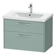 Duravit Meuble sous-lavabo D-Code 78,4x55,5x46 cm, 2 tiroirs, fjord g mat, G chr
