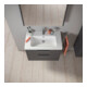 Duravit Meuble sous-lavabo D-Code 78,4x55,5x46 cm, 2 tiroirs, gris mat, chromé-2