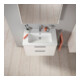 Duravit Meuble sous lavabo D-Code 78,4x55,5x46cm, 2 tiroirs, blanc brillant, chrome-4