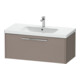 Duravit Meuble sous-lavabo D-Code 98,4x40x46 cm, 1 tiroir, blanc mat, chrome-1