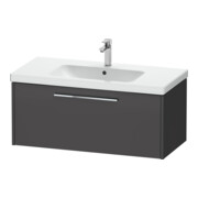 Duravit Meuble sous-lavabo D-Code 98,4x40x46 cm, 1 tiroir, graph ma, Gr. chr-1