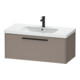 Duravit Meuble sous lavabo D-Code 98,4x40x46 cm, 1 tiroir, mat, noir brillant-1