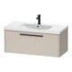 Duravit Meuble sous-lavabo D-Code 98,4x40x46 cm, 1 tiroir, Taupe mat, taille sw-1