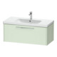 Duravit Meuble sous lavabo D-Code 98,4x40x46 cm, 1 tiroir, vert mat, Gr. chr-1