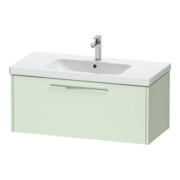 Duravit Meuble sous lavabo D-Code 98,4x40x46 cm, 1 tiroir, vert mat, Gr. chr