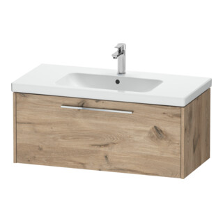 Duravit Meuble sous-lavabo D-Code 98,4x40x46cm, 1 porte, marbre œuf, gris clair