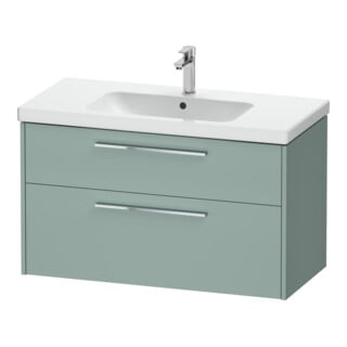 Duravit Meuble sous-lavabo D-Code 98,4x55,5x46 cm, 2 tiroirs, fjordg m, G chr