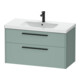 Duravit Meuble sous-lavabo D-Code 98,4x55,5x46 cm, 2 tiroirs, fjordg m, Gr. sw-1