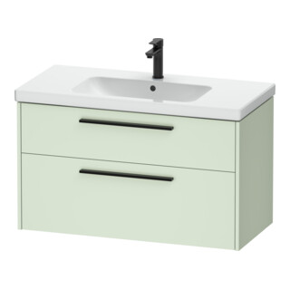 Duravit Meuble sous lavabo D-Code 98,4x55,5x46 cm, 2 tiroirs, vert mat, Gr. sw