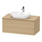 Duravit Meuble sous-lavabo D-Neo 100x55 cm, b chêne/épinette N, 1 tiroir, 1 plan, suspendu