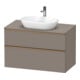 Duravit Meuble sous-lavabo D-Neo 100x55 cm, b geb/Bas m, 2 SBK, 1 A, 1 Pl-1