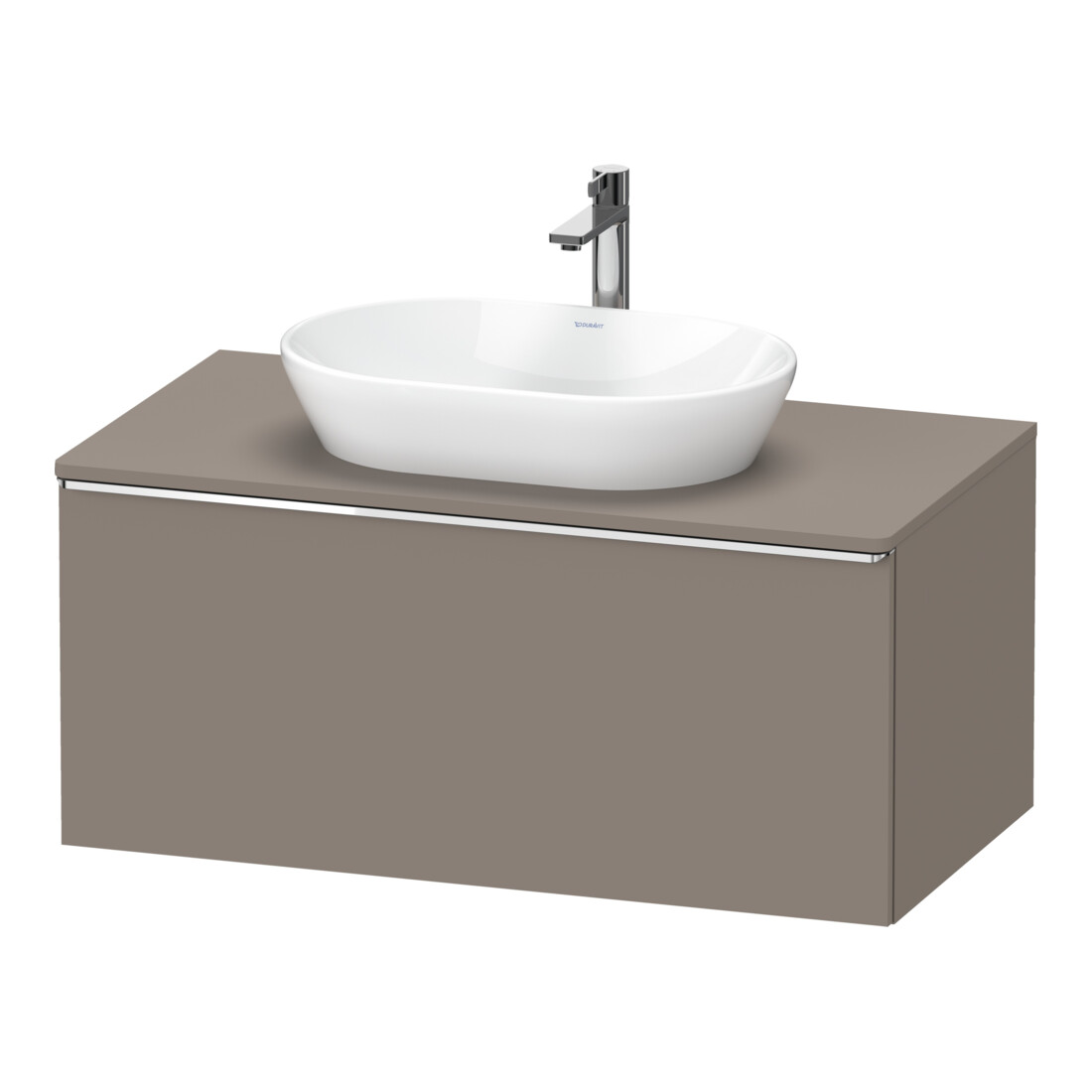 Duravit Meuble sous lavabo D-Neo 100x55 cm, blanc/Bas m, 1 tiroir, 1 plan, suspendu