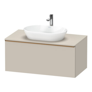 Duravit Meuble sous lavabo D-Neo 100x55 cm, blanc brillant, 1 porte, 1 tiroir, suspendu