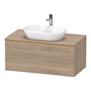 Duravit Meuble sous-lavabo D-Neo 100x55 cm, blanc brillant, 1 tiroir, 1 tablette, suspendu