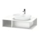 Duravit Meuble sous lavabo D-Neo 100x55 cm, blanc mat, 1 tiroir, 1 console, suspendu-1