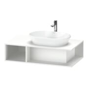 Duravit Meuble sous lavabo D-Neo 100x55 cm, blanc mat, 1 tiroir, 1 console, suspendu
