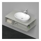 Duravit Meuble sous lavabo D-Neo 100x55 cm, blanc mat, 1 tiroir, 1 porte, suspendu
