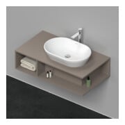 Duravit Meuble sous-lavabo D-Neo 100x55 cm, blanc mat, 1 tiroir, 1 tablette, suspendu-3