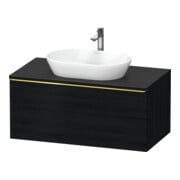 Duravit Meuble sous lavabo D-Neo 100x55 cm, blanc poli/œuf, 1 tiroir, 1 porte, suspendu