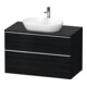 Duravit Meuble sous-lavabo D-Neo 100x55 cm, ch/Ei s, 2 tiroirs, 1 porte, 1 plan-1