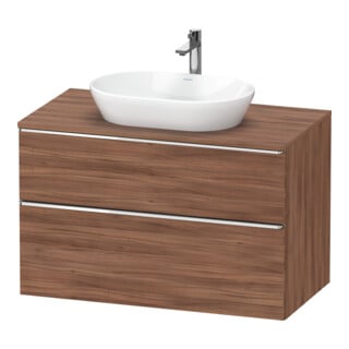Duravit Meuble sous lavabo D-Neo 100x55 cm, ch/nb N, 2 tiroirs, 1 porte, 1 plan