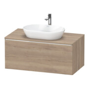 Duravit Meuble sous lavabo D-Neo 100x55 cm, chêne/œuf, 1 tiroir, 1 porte, suspendu