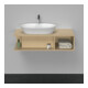 Duravit Meuble sous-lavabo D-Neo 100x55 cm, E N, 1 tiroir, 1 tablette, suspendu mural