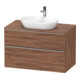 Duravit Meuble sous lavabo D-Neo 100x55 cm, ES geb/Nu N, 2 tiroirs, 1 porte, 1 plan-1