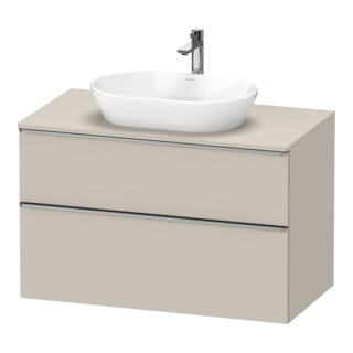 Duravit Meuble sous-lavabo D-Neo 100x55 cm, ES geb/Ta m, 2 tiroirs, 1 abattant, 1 plan