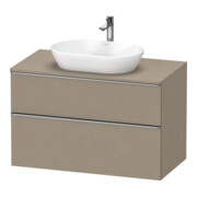 Duravit Meuble sous-lavabo D-Neo 100x55 cm, ES laqué/bois, 2 tiroirs, 1 porte, 1 tablette