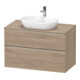 Duravit Meuble sous-lavabo D-Neo 100x55 cm, ES laqué/Mat, 2 tiroirs, 1 porte, 1 tablette-1