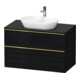 Duravit Meuble sous-lavabo D-Neo 100x55 cm, g pol/Ei s, 2 SBK, 1 A, 1 Pl-1