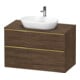 Duravit Meuble sous lavabo D-Neo 100x55 cm, g pol/Nu d, 2 tiroirs, 1 porte, 1 plan-1