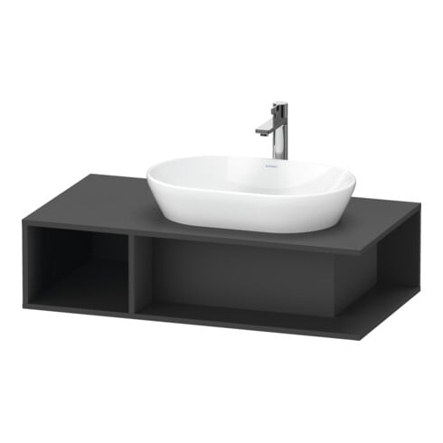 Duravit Meuble sous lavabo D-Neo 100x55 cm, gris, 1 tiroir, 1 porte, suspendu