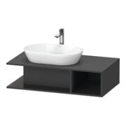 Duravit Meuble sous-lavabo D-Neo 100x55 cm, gris, 1 tiroir, 1 porte, suspendu