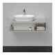 Duravit Meuble sous lavabo D-Neo 100x55 cm, gris mat, 1 tiroir, 1 porte, suspendu-4