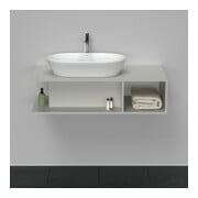 Duravit Meuble sous lavabo D-Neo 100x55 cm, gris mat, 1 tiroir, 1 porte, suspendu-4