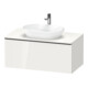 Duravit Meuble sous-lavabo D-Neo 100x55 cm, noir/blanc, 1 tiroir, 1 porte, suspendu-1