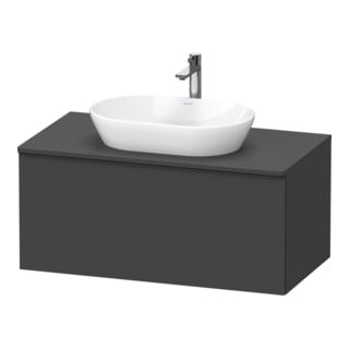 Duravit Meuble sous-lavabo D-Neo 100x55 cm, noir/Grap m, 1 tiroir, 1 porte, suspendu