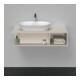 Duravit Meuble sous lavabo D-Neo 100x55 cm, T m, 1 tiroir, 1 tablette, suspendu