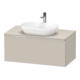 Duravit Meuble sous-lavabo D-Neo 100x55cm, chromé/taupe, 1 tiroir, 1 porte, suspendu-1