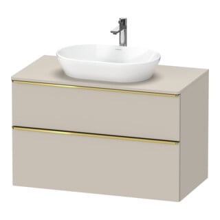 Duravit Meuble sous-lavabo D-Neo 100x55cm, g pol/Tau m, 2 tiroirs, 1 porte, 1 plan