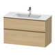 Duravit Meuble sous-lavabo D-Neo 101x46,2 cm, b geb/Ei N, 1 porte, 1 tiroir-1