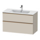 Duravit Meuble sous lavabo D-Neo 101x46,2 cm, blanc brillant, 1 porte, 1 tiroir-1